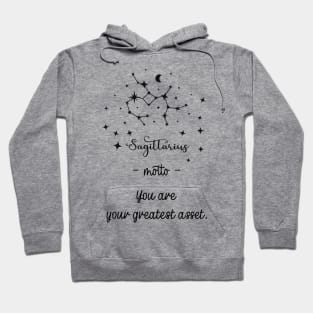 Key phrases of the zodiac signs: Sagittarius Hoodie